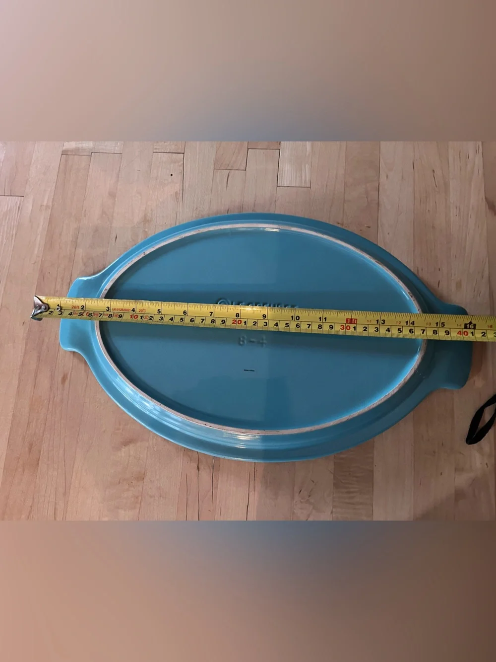 Le Creuset Large Oval Stoneware Serving Platter 16.6” Caribbean Blue